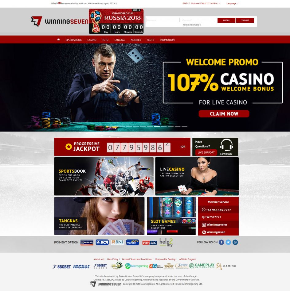 WinningSeven Casino Design
