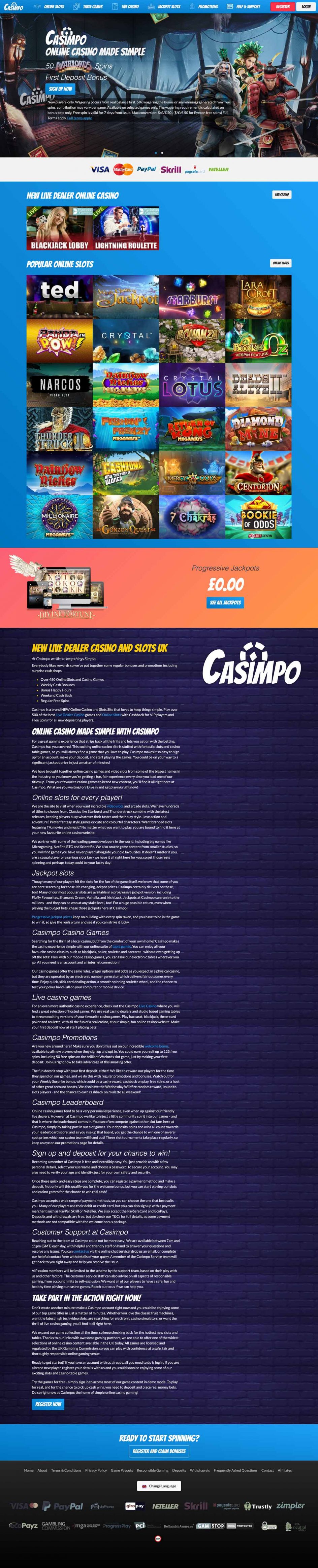 Casimpo Casino Design